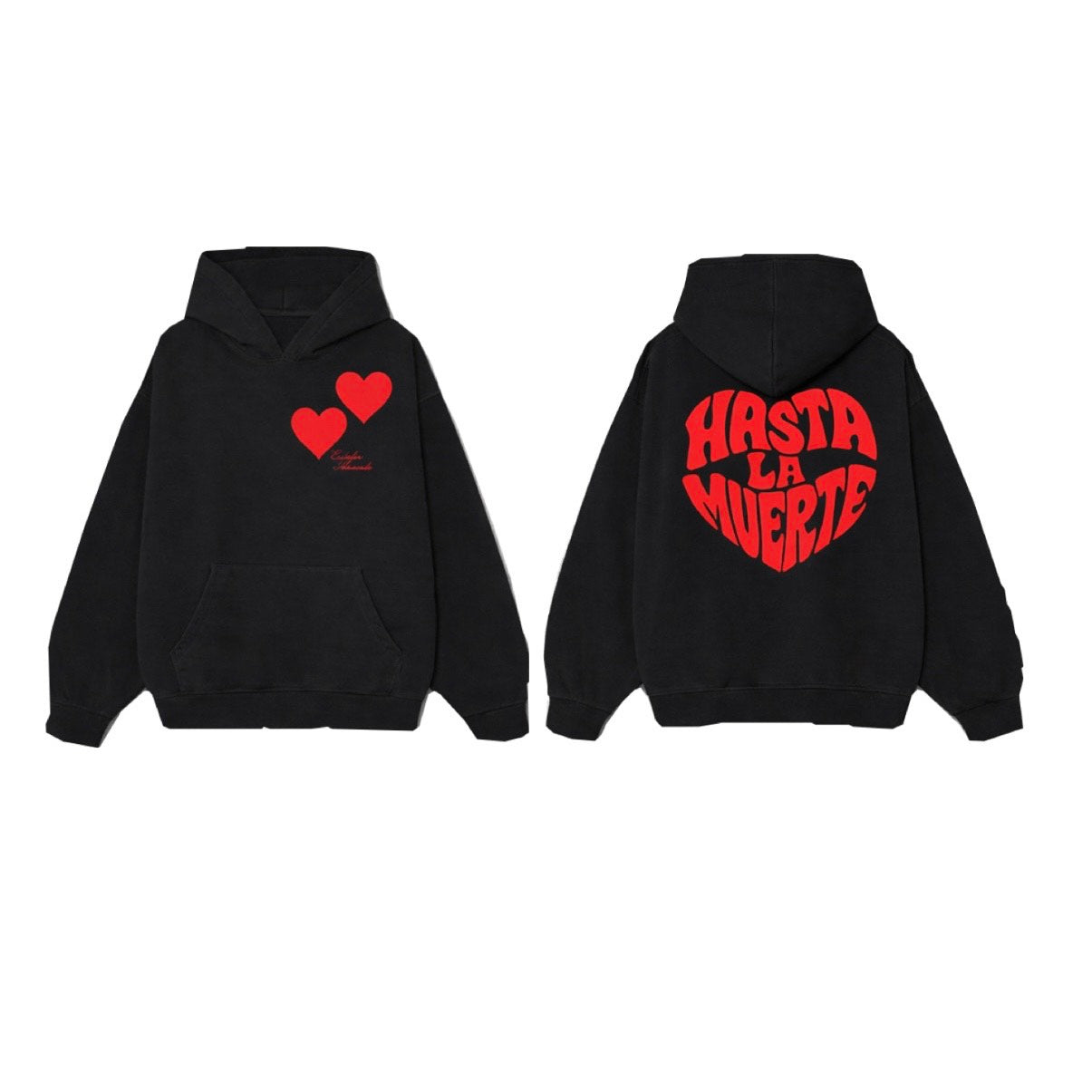 Hasta La Muerte Black Hoodie